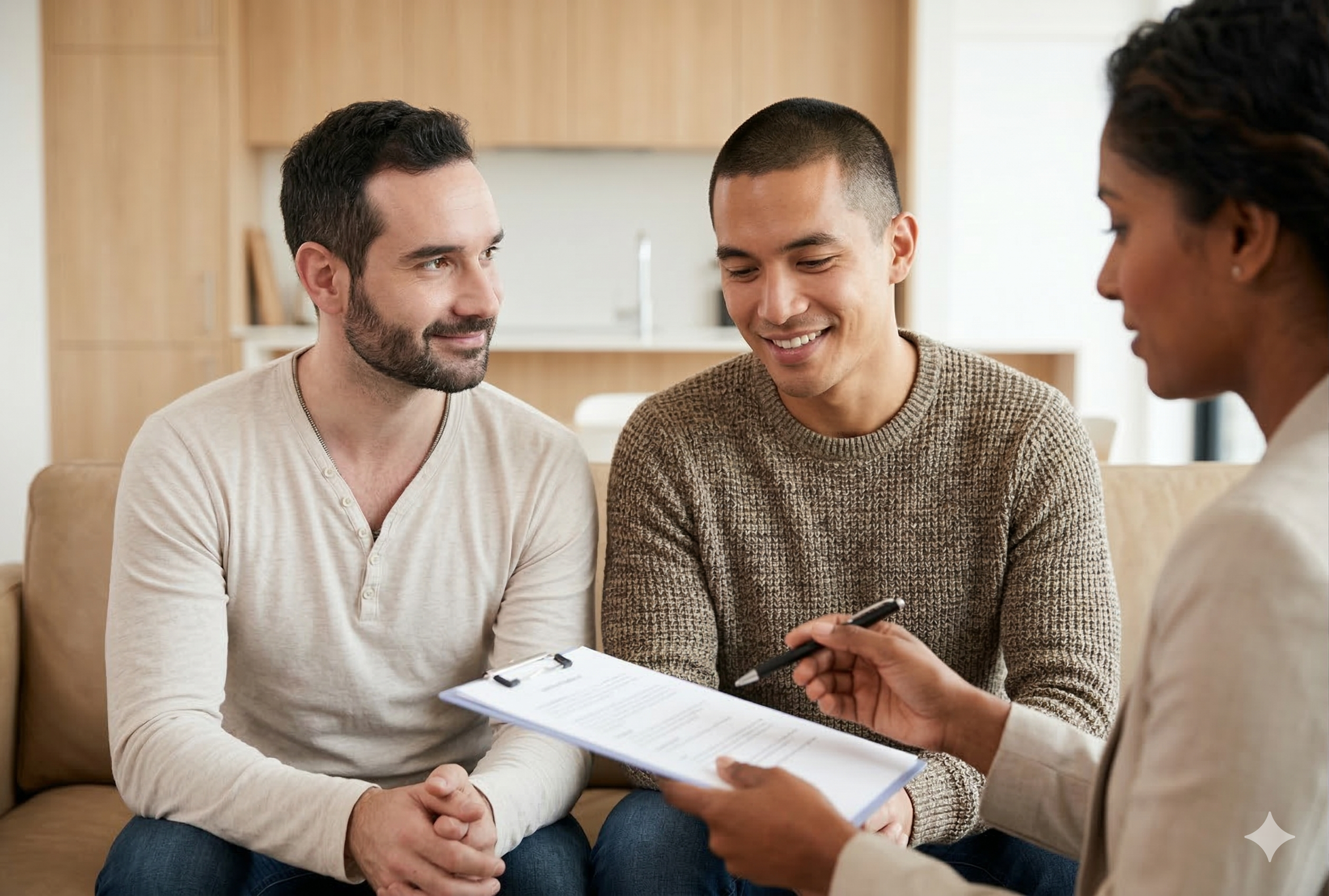 Couples therapy session